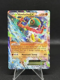 Pokemon TCG 2014 Hawlucha EX 64/111 XY Furious Fists - Image 1