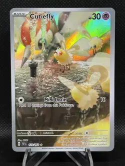 Cutiefly 172/162 SV05: Temporal Forces Holo Pokemon TCG Illustration Rare - Image 1
