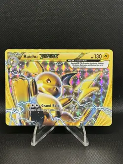 2015 Pokemon XY - BREAKthrough Raichu BREAK 50/162 Rare - Image 1