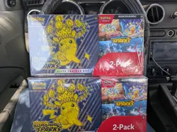 Pokemon Surging Sparks Elite Trainer Box ETB + Booster Bundle, 2-pack Costco Set - Image 1