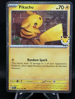 Pikachu Pokemon Day 2026 051/162 30th Anniversary Promo Pokemon TCG MINT MT - Image 1