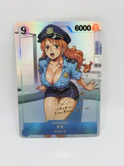 One Piece Goddess Nami Beauty #16 DIY Doujin Kawaii Art Holo Card - Image 1