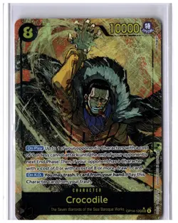 Crocodile Alt Art Secret Rare #OP14-120 SEC One Piece ENG - Image 1