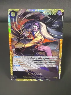 One Piece TCG English OP14-120 Crocodile SEC Foil - Image 1