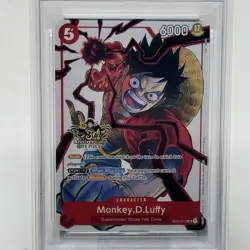 2025 ONE PIECE 3RD ANNIV TOURNAMENT 3 BROTHERS PACK #012 MONKEY D. LUFFY PSA 10 - Image 3