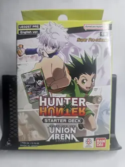 Union Arena TCG Hunter X Hunter Super Pre-Release SEALED Brand New Starter Decks - Image 1