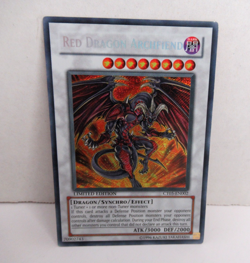 YUGIOH TCG RED DRAGON ARCHFIEND CT05-EN002 SECRET LIMITED EDITION LP - Image 1