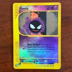 Gastly 109/165 Reverse Holo Common Expedition Pokemon Card DMG - Image 1