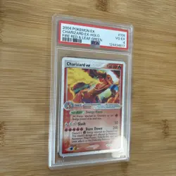 PSA 4 Charizard EX 105/112 Fire Red & Leaf Green EX Pokemon Card Holo - Image 2