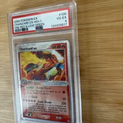PSA 4 Charizard EX 105/112 Fire Red & Leaf Green EX Pokemon Card Holo - Image 4
