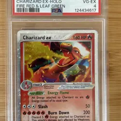 PSA 4 Charizard EX 105/112 Fire Red & Leaf Green EX Pokemon Card Holo - Image 5