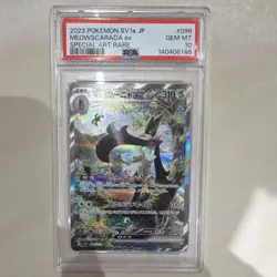 PSA 10 Pokemon Card Scarlet Violet Meowscarada ex SAR 096/073 sv1a Japanese J28 - Image 1