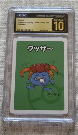 Pokemon Gloom Playing Cards 2019 JPN Old Maid CGC Pristine 10 Non-Sport - Image 1