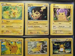 Pikachu & Raichu 9-Card Lot w/ 2010 HGSS03 Black Star Promo Pokemon TCG WOTC 3 - Image 2