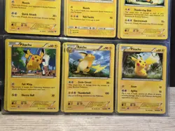 Pikachu & Raichu 9-Card Lot w/ 2010 HGSS03 Black Star Promo Pokemon TCG WOTC 3 - Image 4