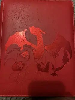 Pokemon TCG 58 Mixed Cards Holo Foil Full Art w/ Charizard Binder English - Image 1