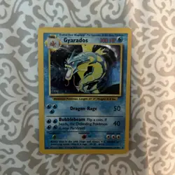 Pokemon Cards Gyarados 6/102 Holo Base Set Rare NM - Image 1