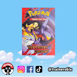 Cynthia Garchomp - Destined Rivals Trainer Tips Art Card - NM - Image 1