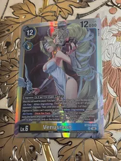 Digimon Card Game Venusmon Super Rare Time Stranger BT24-040 SR - Image 1