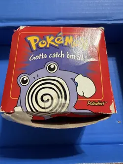 1999 Pokemon POLIWHIRL 23K Gold Plated Card Poke Ball Limited Ed. Sealed Ball - Image 1
