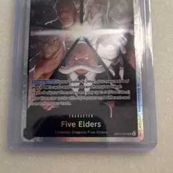 Bandai Five Elders OP13-082 Full Art Holo 12000 Power One Piece CCG Card - Image 3