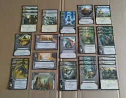 Warhammer Invasion LCG Lizardmen - Vampire Lot 160 Sleeved + Capital Board cards - Image 1