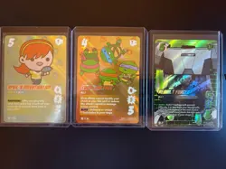 *Reserved* Universus TMNT GenCon Exclusive Promo Cards Rebuilt Forces 220 - Image 1