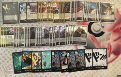 ONE PIECE ENG TCG: BLACK IMU CORE DECK 51 CARD NEAR MINT WITH 10x Random DONS - Image 2