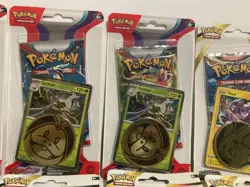Pokemon TCG Sealed Blister Pack Lot (15) Promo Cards + Coins Lost Origin Fusion - Image 3