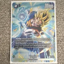 Bandai Dragon Ball Super Card Game Vegito FB05-040 SR Foil Battle Card 30000 - Image 1