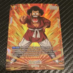 Hercule BT11-116 Holo 5000 HP 1 Cost Dragon Ball Super Card Game - Image 1