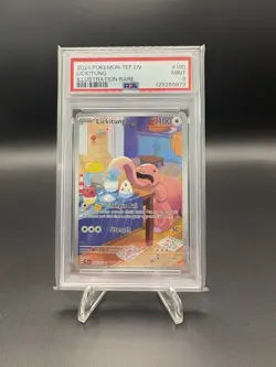Pokemon Lickitung Temporal Forces Illustration Card 180/162 Rare PSA9 Mint!! - Image 1