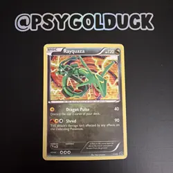 Pokemon TCG Dragon Vault Rayquaza Holo Rare Card 11/20 Light Play Condition A7 - Image 1