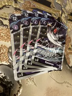 Digimon Card Game Playset Ravemon BT13-089 R Versus Royal Knights Holo - Image 1