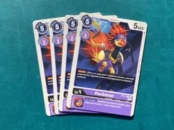Peckmon BT13-082 Playset Versus Royal Knights Digimon Card Game x4 - Image 1
