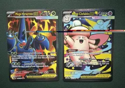 Pokemon TCG Mega Clefable EX 103/088 & Mega Heracross 108/094 Card Bundle - Image 1