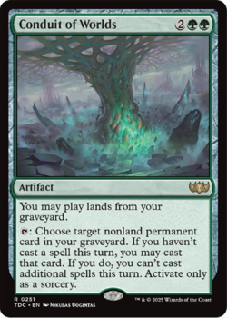 Conduit of Worlds - 251 - NM - Commander: Tarkir: Dragonstorm MTG - Image 1