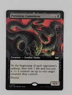 MTG - Persistent Constrictor - DSC - R - Ext Art - 52 - Image 1