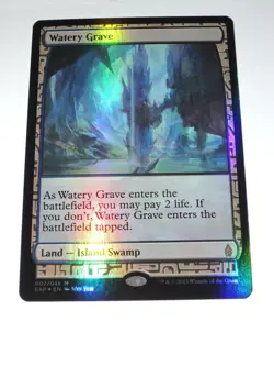 MtG - FOIL - Watery Grave - Zendikar Expeditions - (EXP) - NM - Image 1