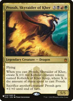 MTG Prossh, Skyraider of Kher ** The List ** English (NM) - Image 1