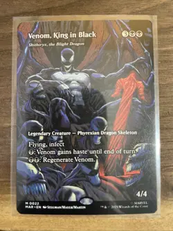 MTG Venom, King in Black (Borderless) Spider-Man Mythic Regular #22 NM MTG - Image 1
