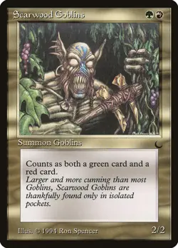 MTG Scarwood Goblins ** The Dark ** English (LP) - Image 1