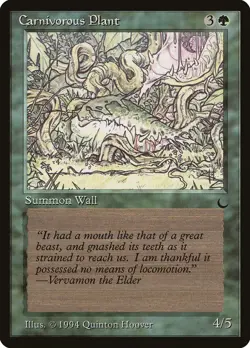 MTG Carnivorous Plant ** The Dark ** English (NM) - Image 1