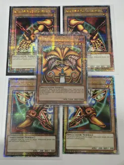 Exodia The Forbidden One Complete 5 Card Quarter Century Rare SET Yugioh TCG NM - Image 1