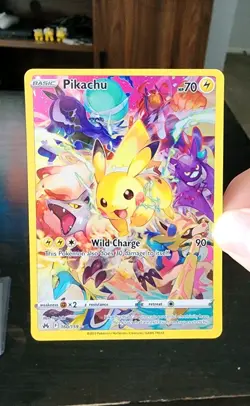 Pikachu Secret Rare Full Art 160/159 Crown Zenith 2023 NM+ Pokemon - Image 1