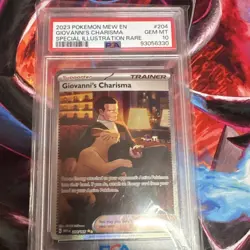 Pokemon Giovanni's Charisma 204/165 Scarlet & Violet 151 Special Illustration R… - Image 1