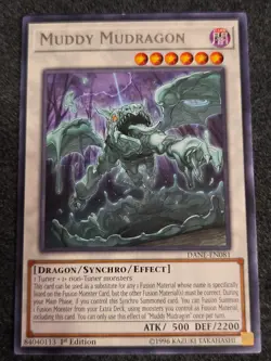 1x (LP) Muddy Mudragon - DANE-EN081 - Rare - 1st Edition YuGiOh - Image 1