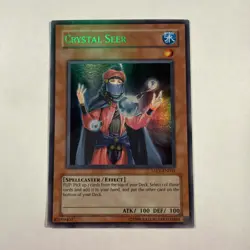 VLP Crystal Seer - TAEV-EN031 - Ultra- Unlimited YuGiOh Very Lightly Played - Image 1