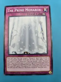 The Prime Monarch SR01-EN034 Emperor of Darkness 1st Edition LP - Image 1