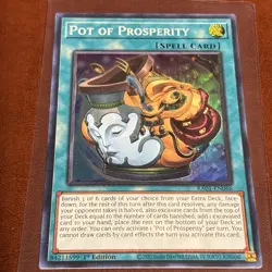 *** POT OF PROSPERITY *** SUPER RARE 1ST EDITION RA01-EN066 MINT/NM YUGIOH! - Image 1